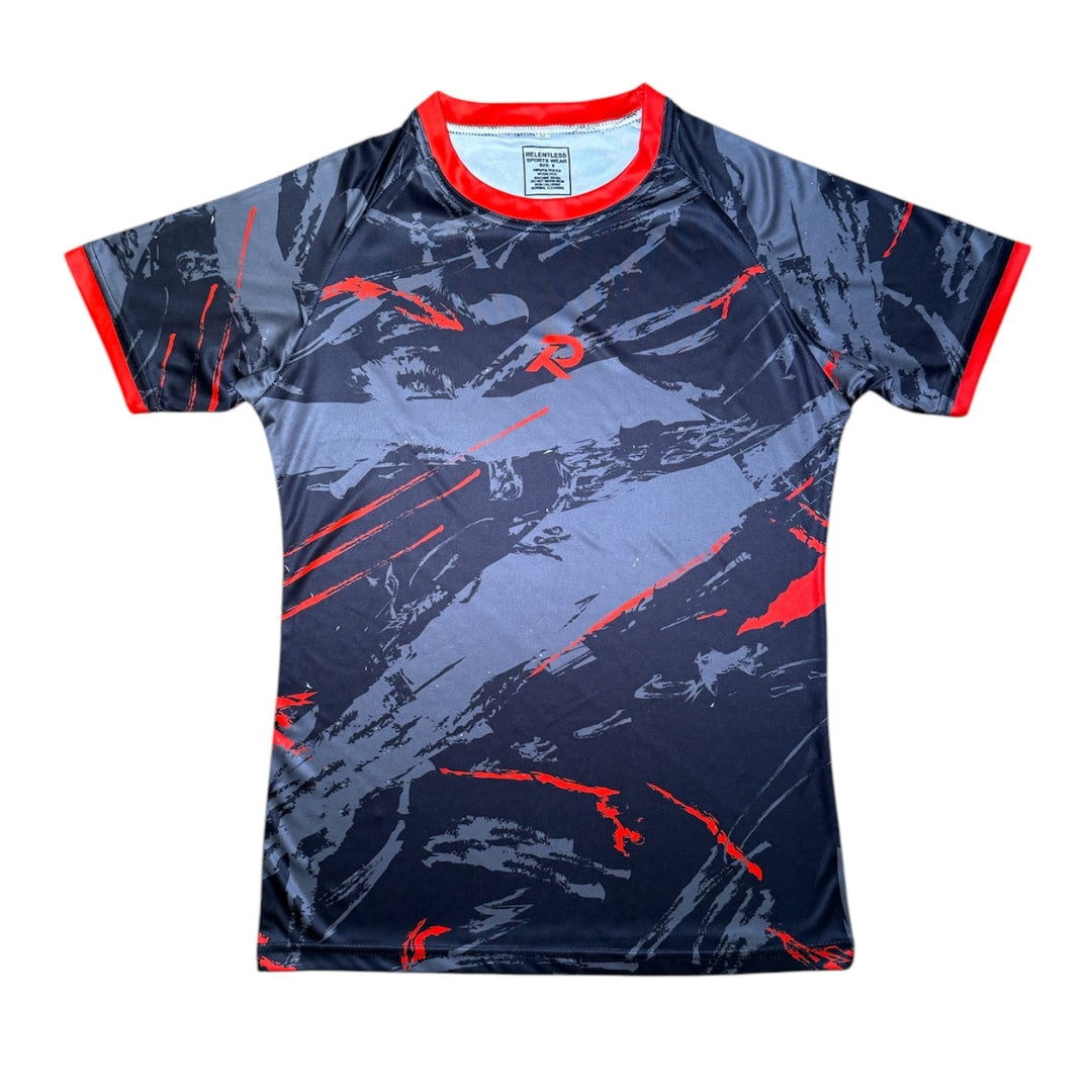 RELENTLESS Performance Tee - Blood Red
