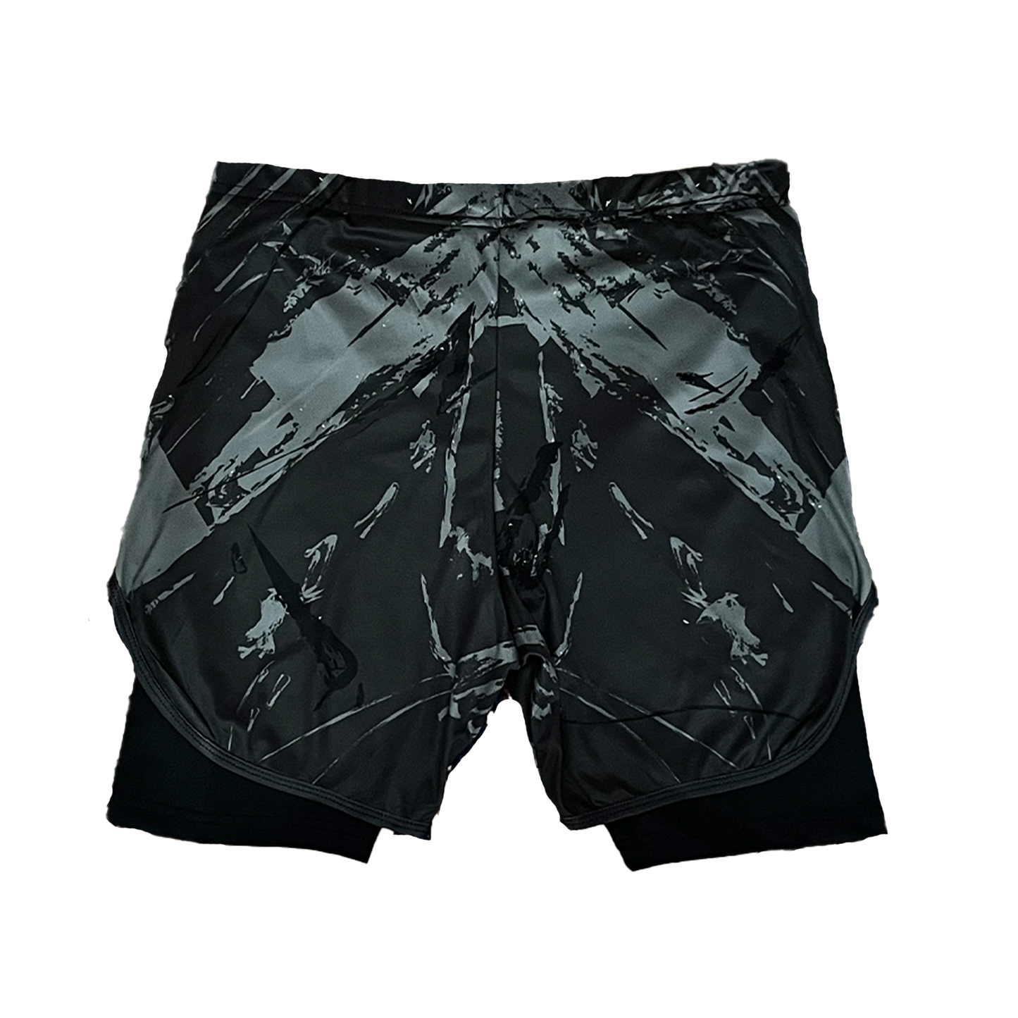 RELENTLESS Hybrid Performance Shorts - Midnight Black