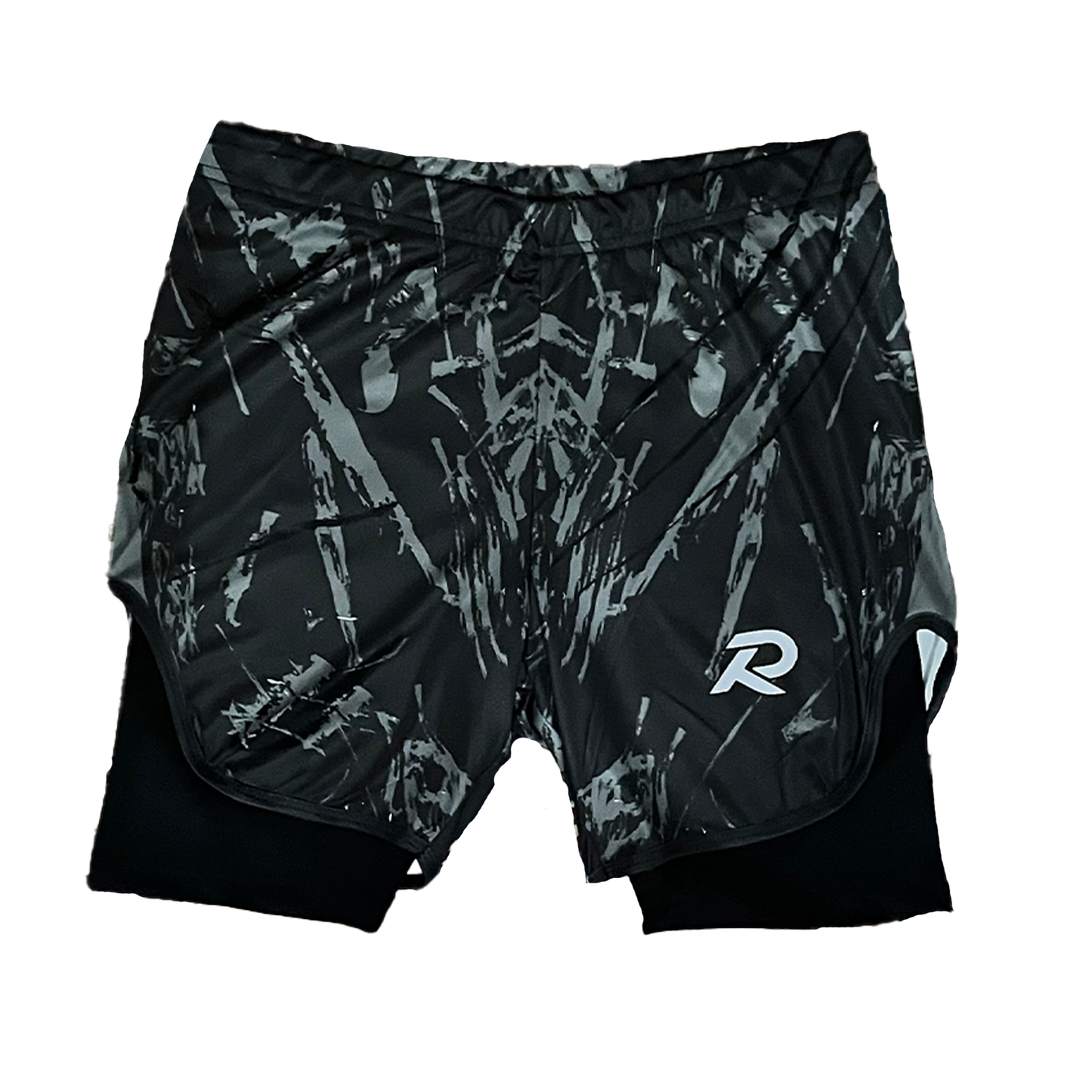 RELENTLESS Hybrid Performance Shorts - Midnight Black